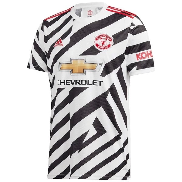 Tailandia Camiseta Manchester United Tercera equipo 2020-21 Blanco